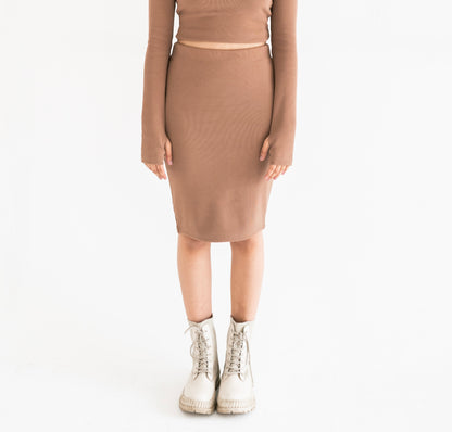 Ribbed Skirt